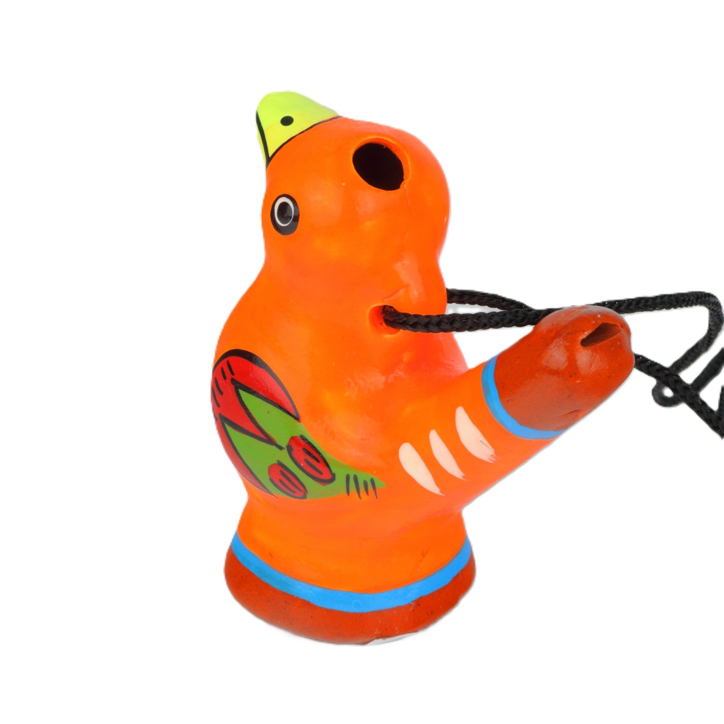Molten Orange Bird Whistle