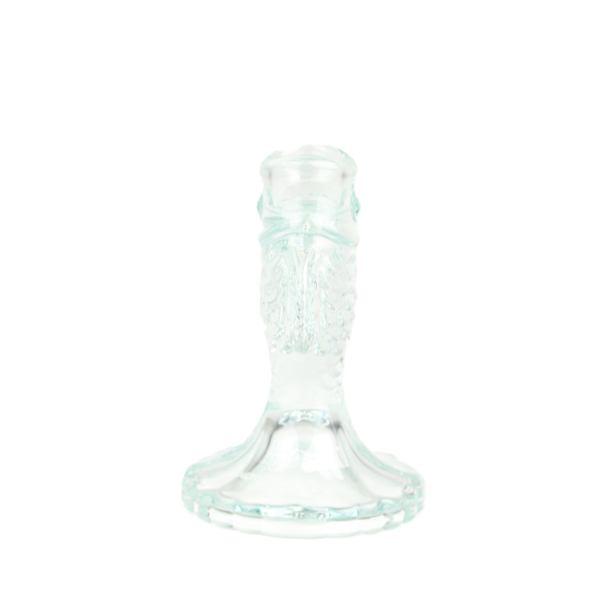 Clear Fish Candlestick