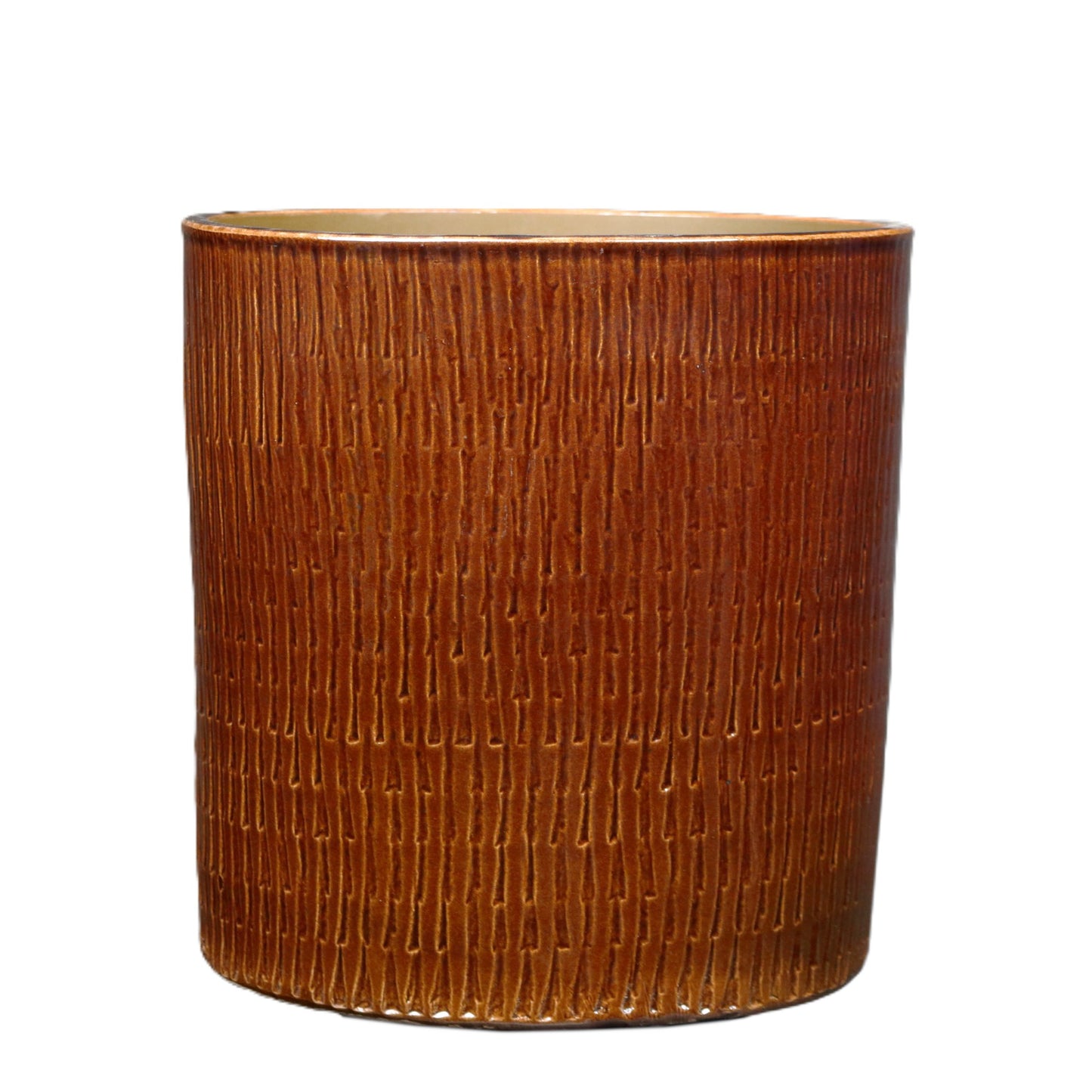 Maroon Textured Cylinder Medium