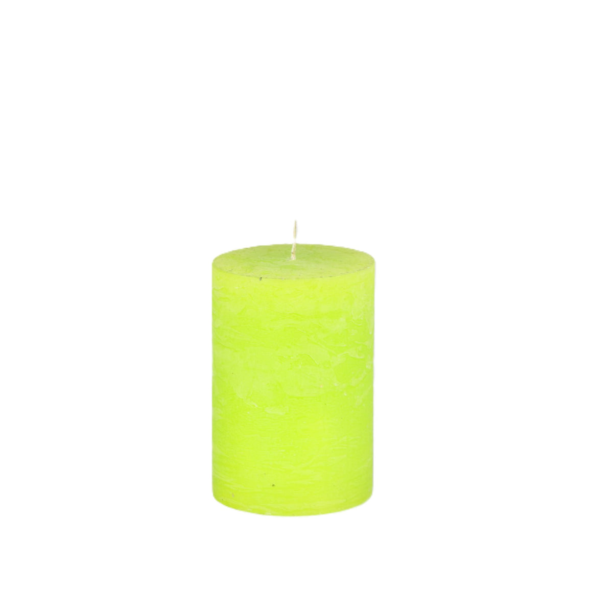 Lime Pillar Candle Small