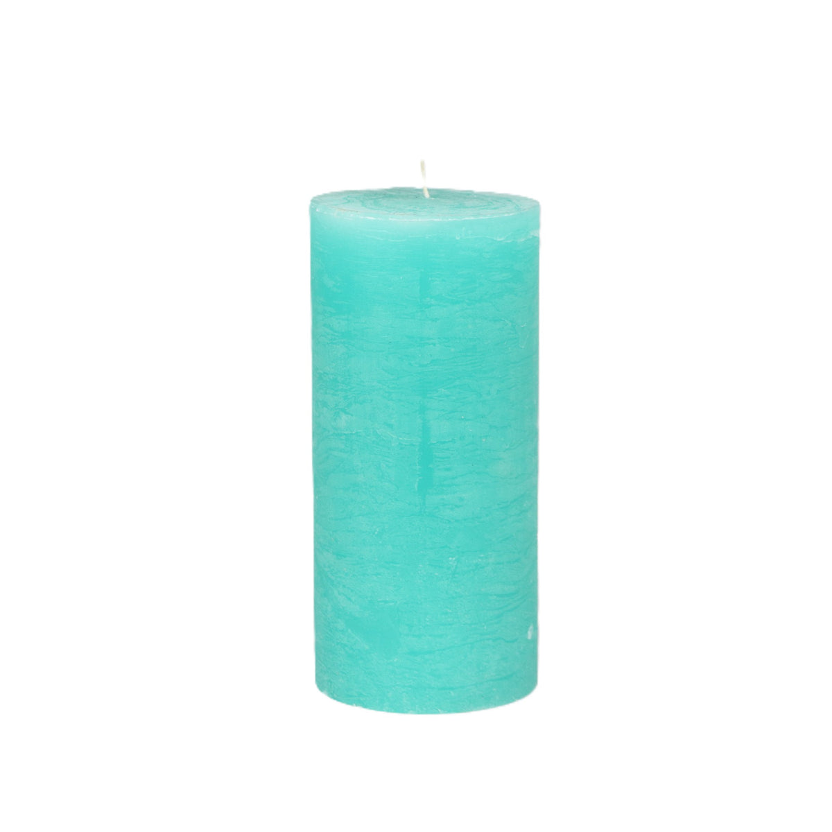 Turquoise Pillar Candle Large