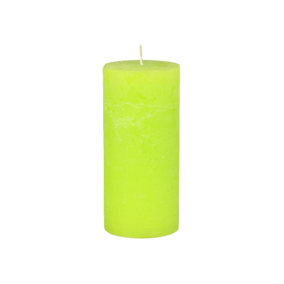 Lime Pillar Candle Large