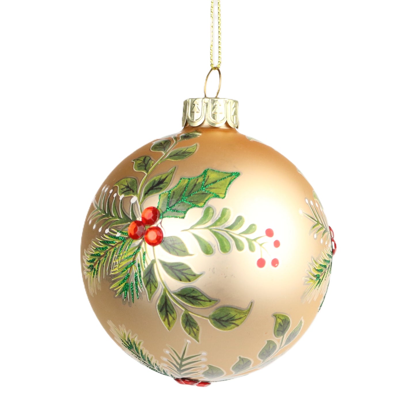 Aureate Holly Bauble