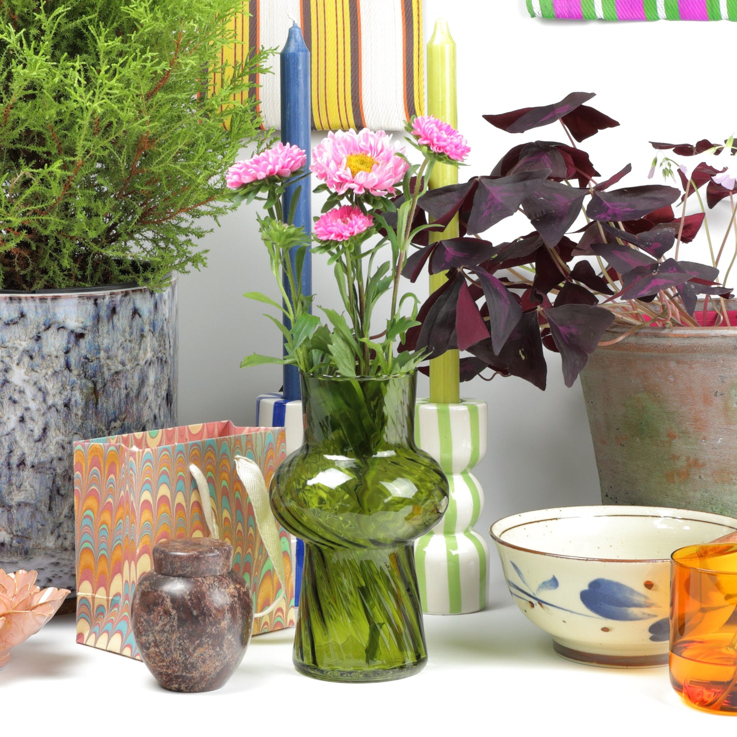 Olive Token Vase