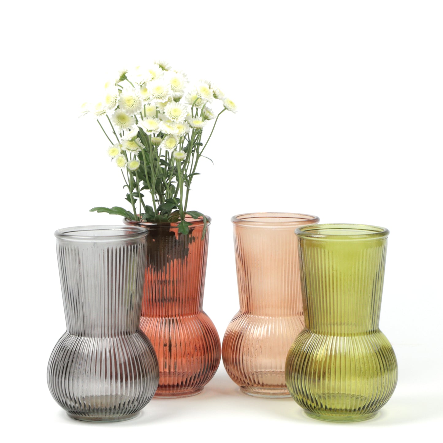 Bulbous Olive Vase