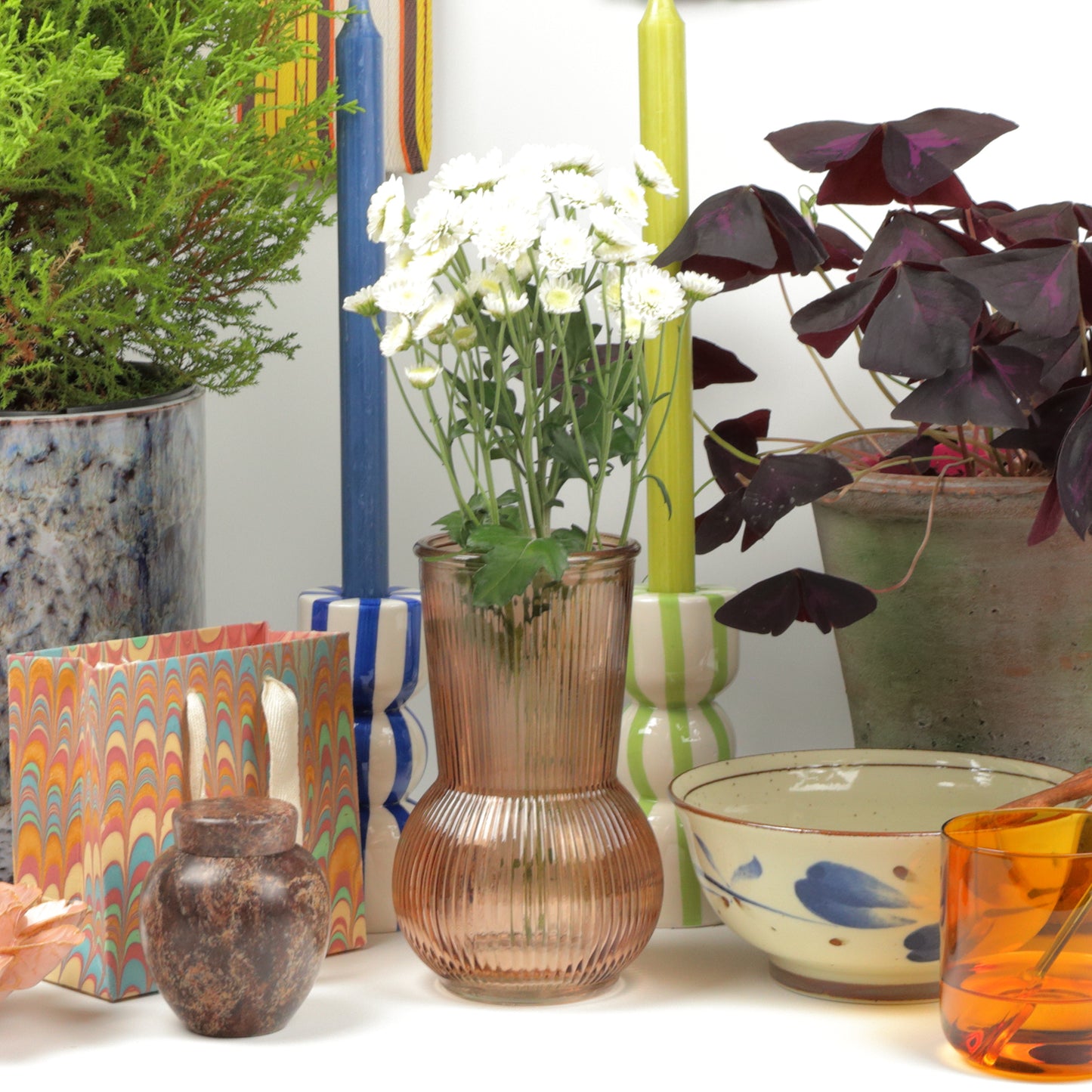 Bulbous Rose Vase