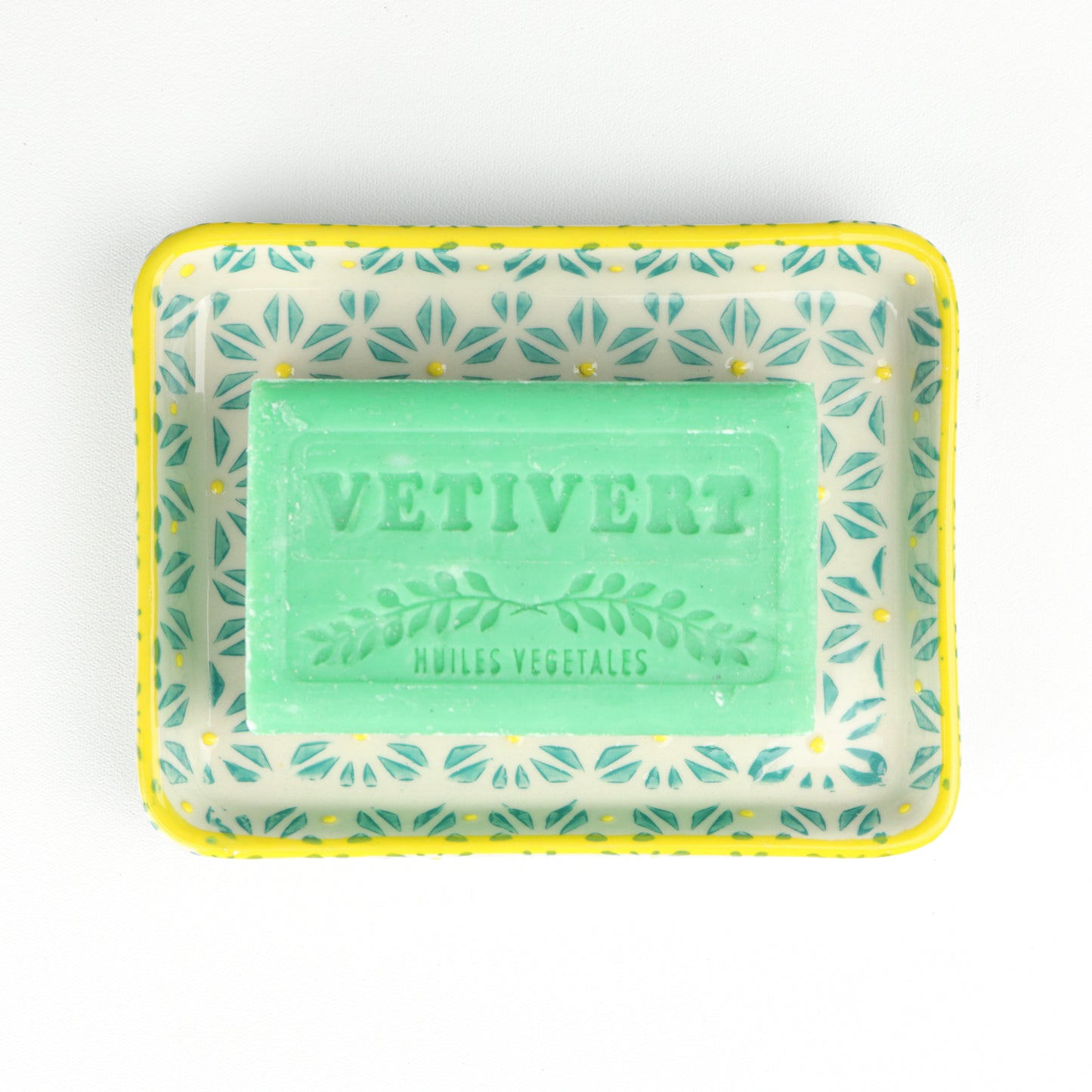 Lemony Petals Soap Dish