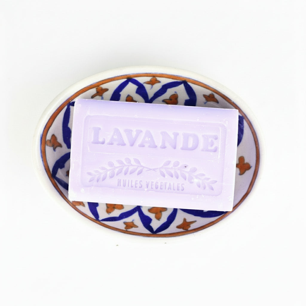 Azure Detailed Soap Dish