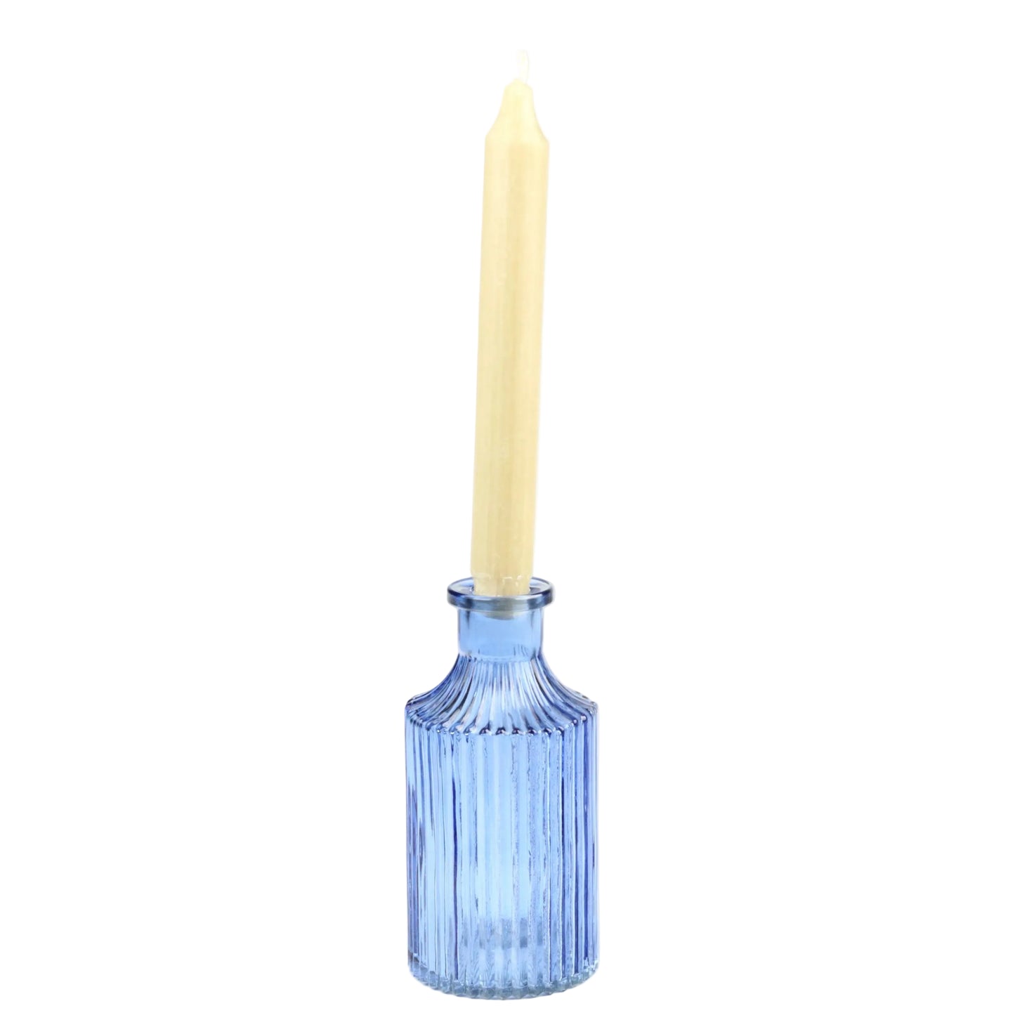 Cerulean Bottle Vase - Candle Holder