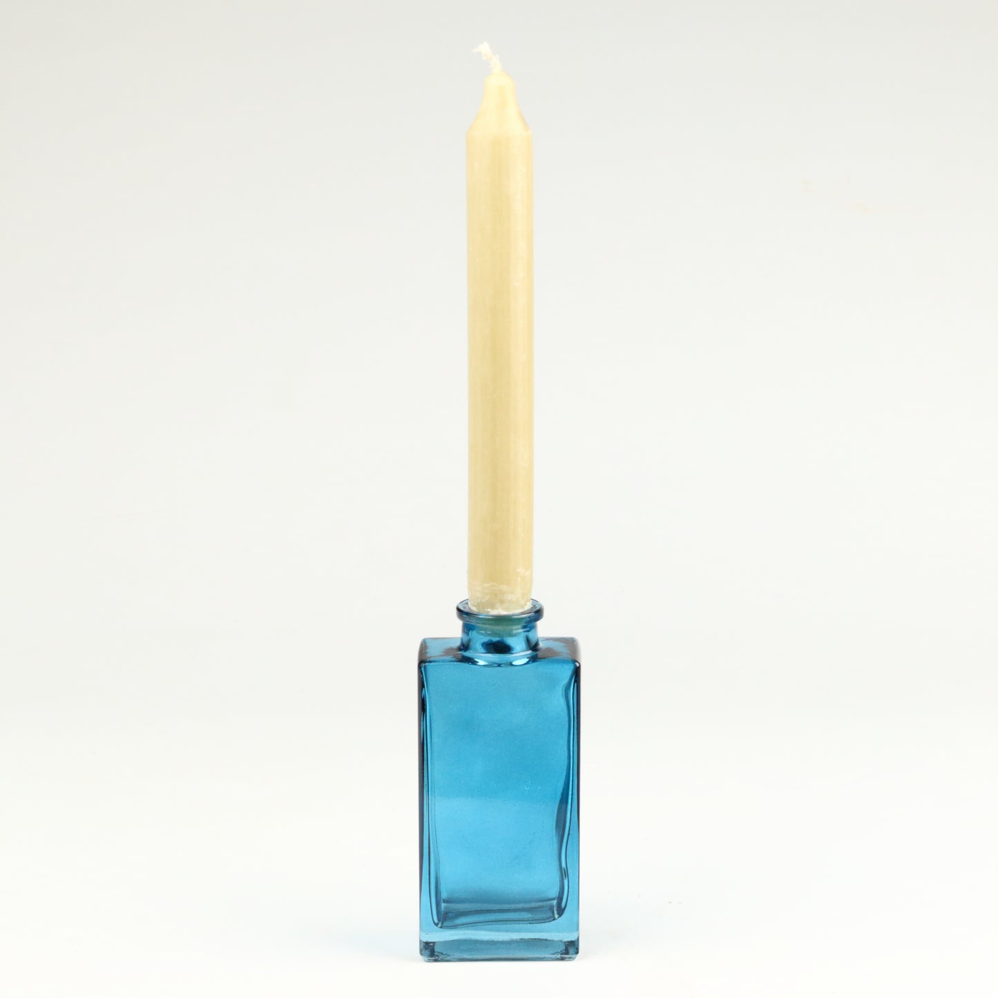 Azure Cuboid Vase - Candle Holder