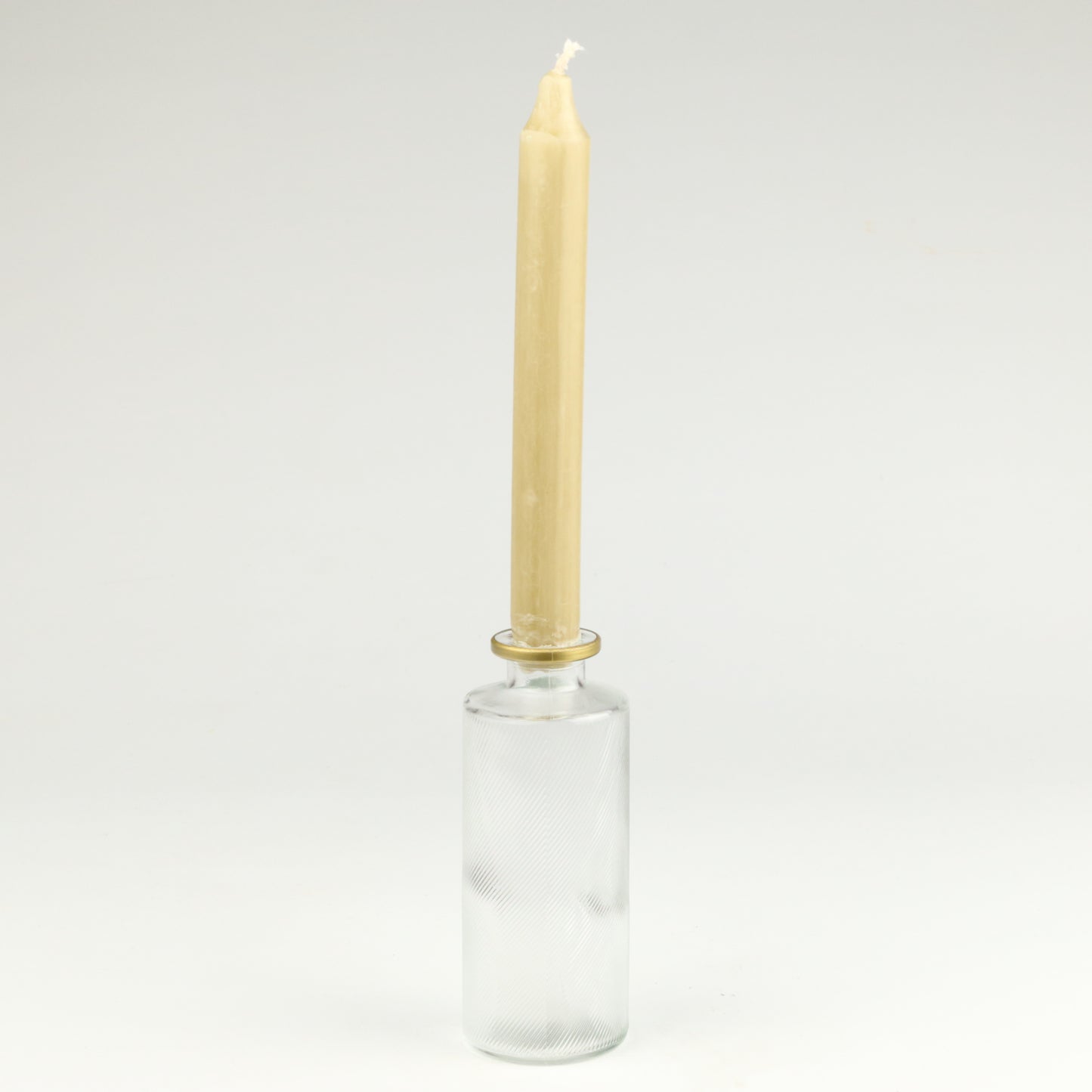 Clear Fluted Bottle