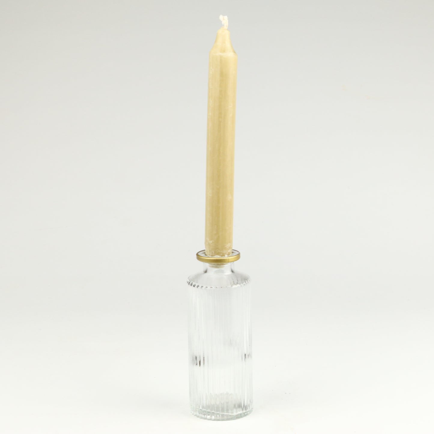 Clear Ribbed Bottle
