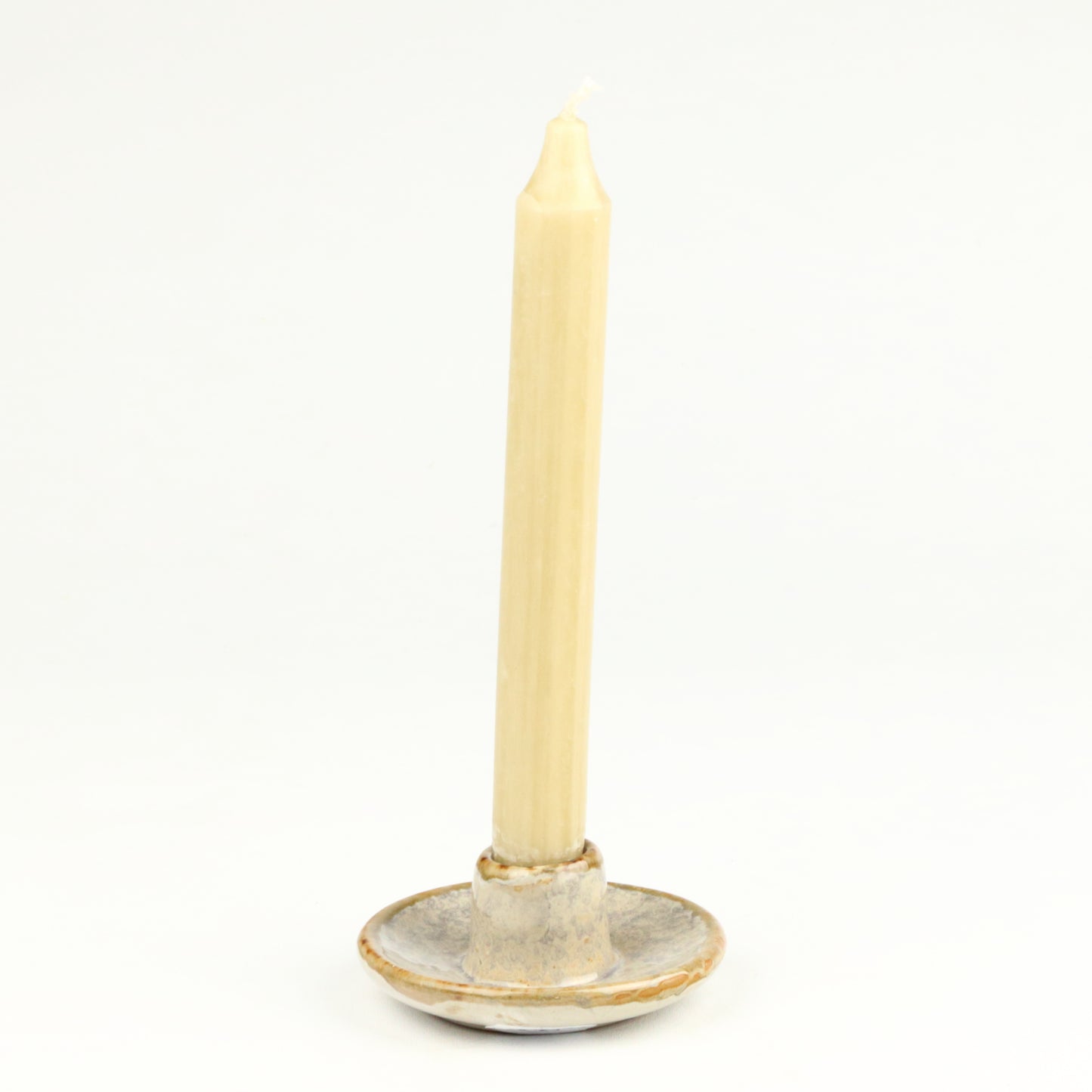 Hoary Ceramic Candlestick