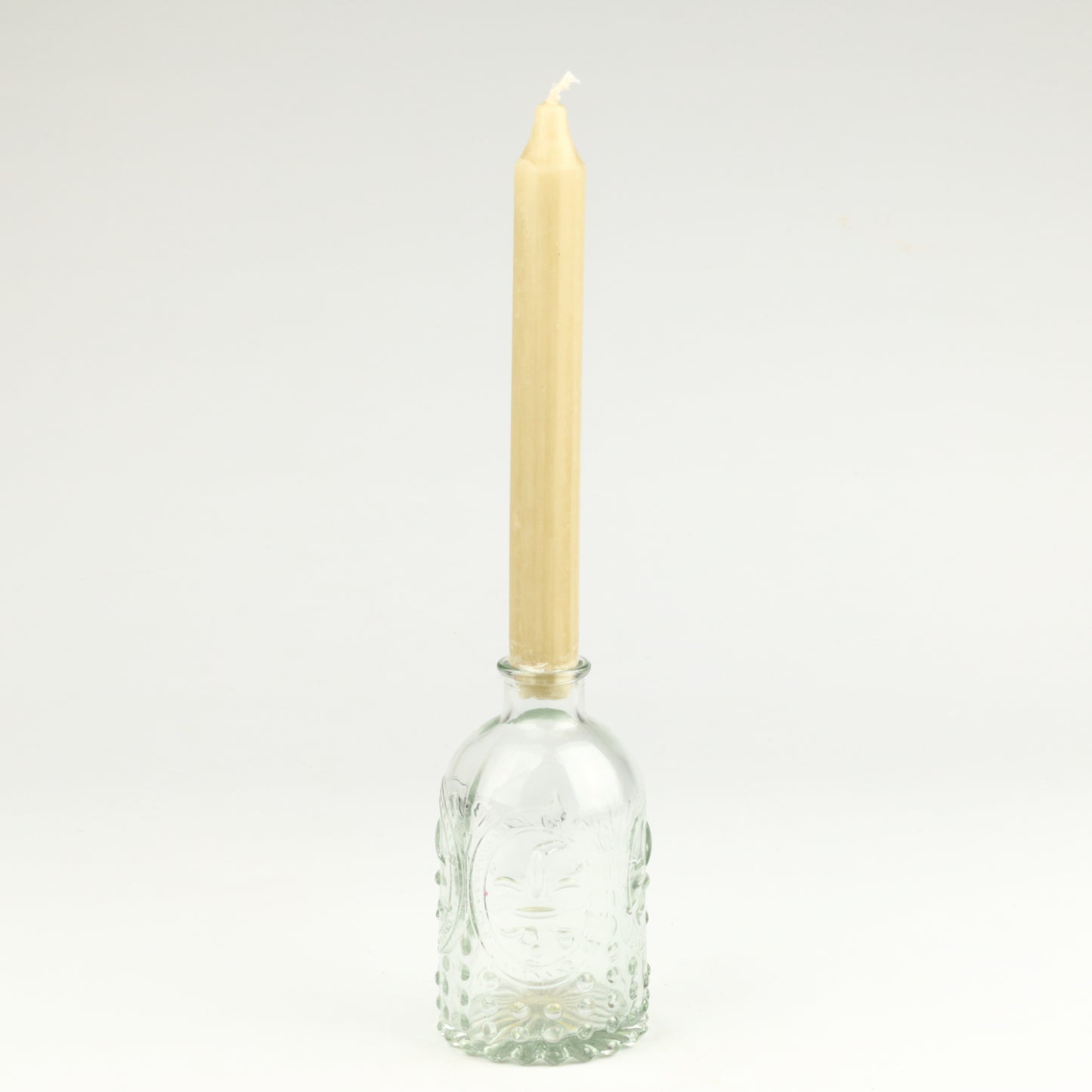 Clear Bottle 2 Vase - Candle Holder