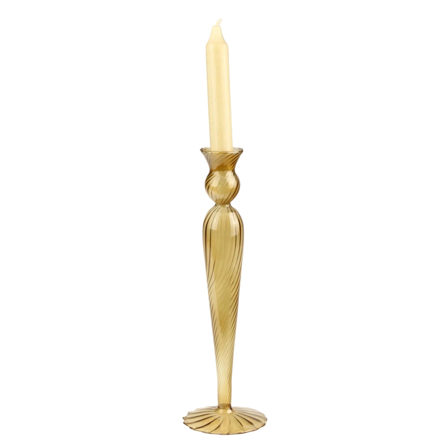 Aureate Thimble Candlestick