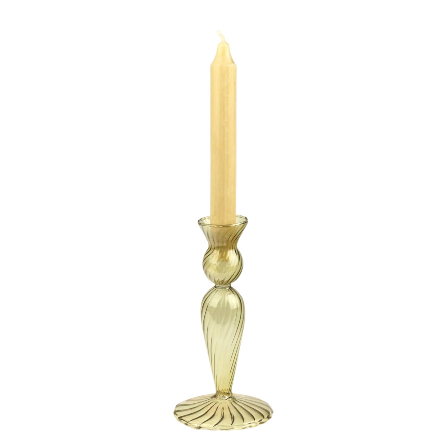 Sage Bijou Thimble Candlestick
