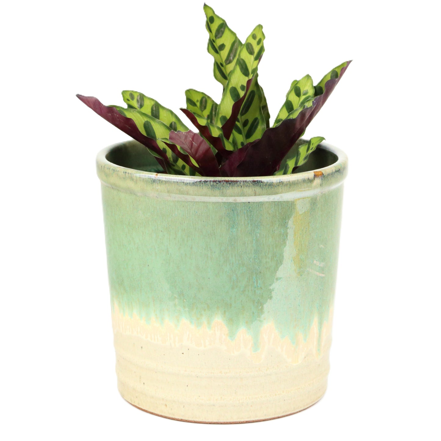 Teal Cream Pot Small
