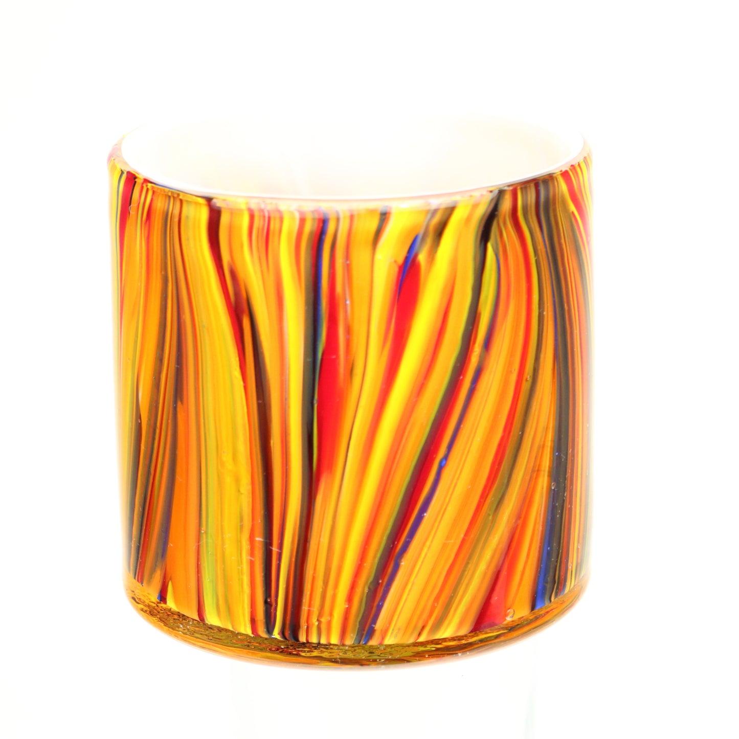 Orange Persimmon Candle Holder