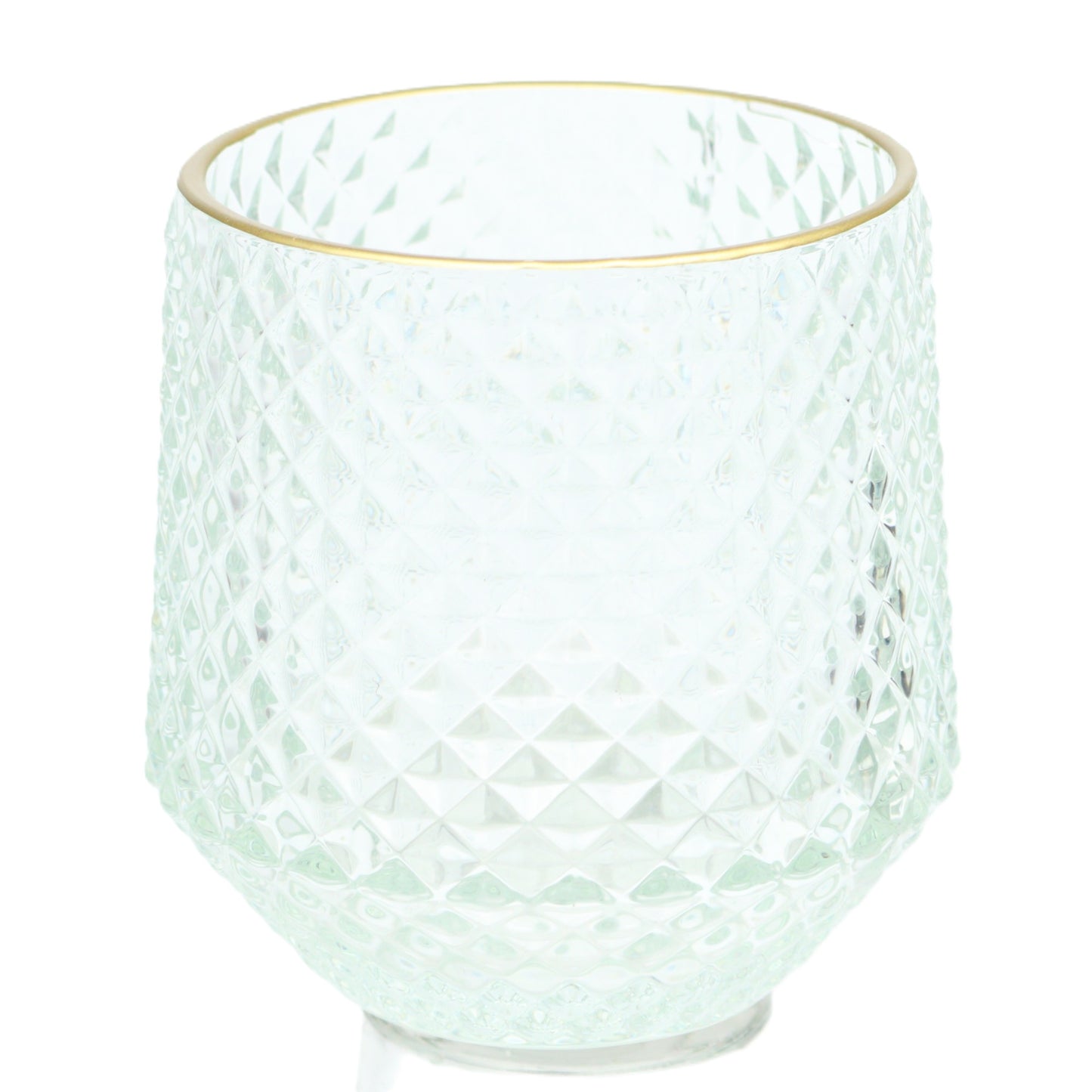 Gilded Fluted Glass