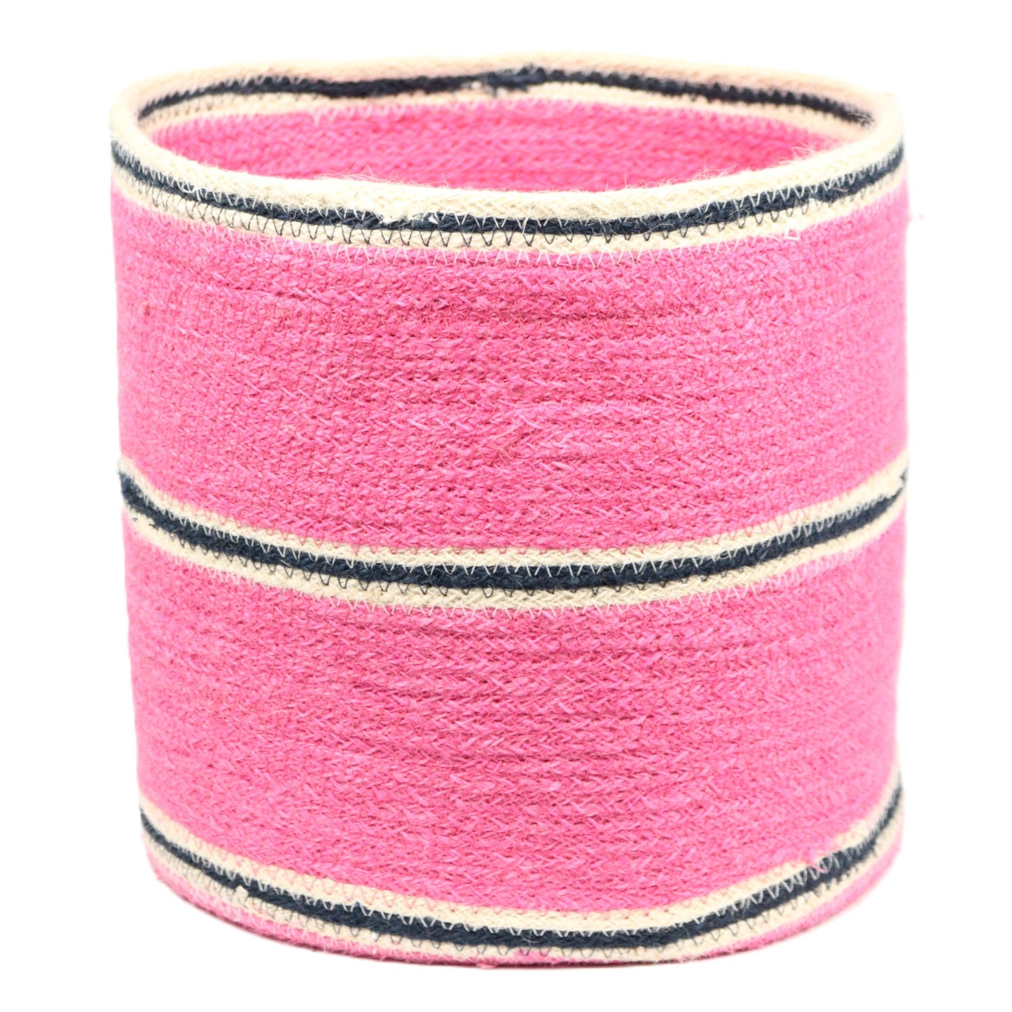 Pink and Black Basket