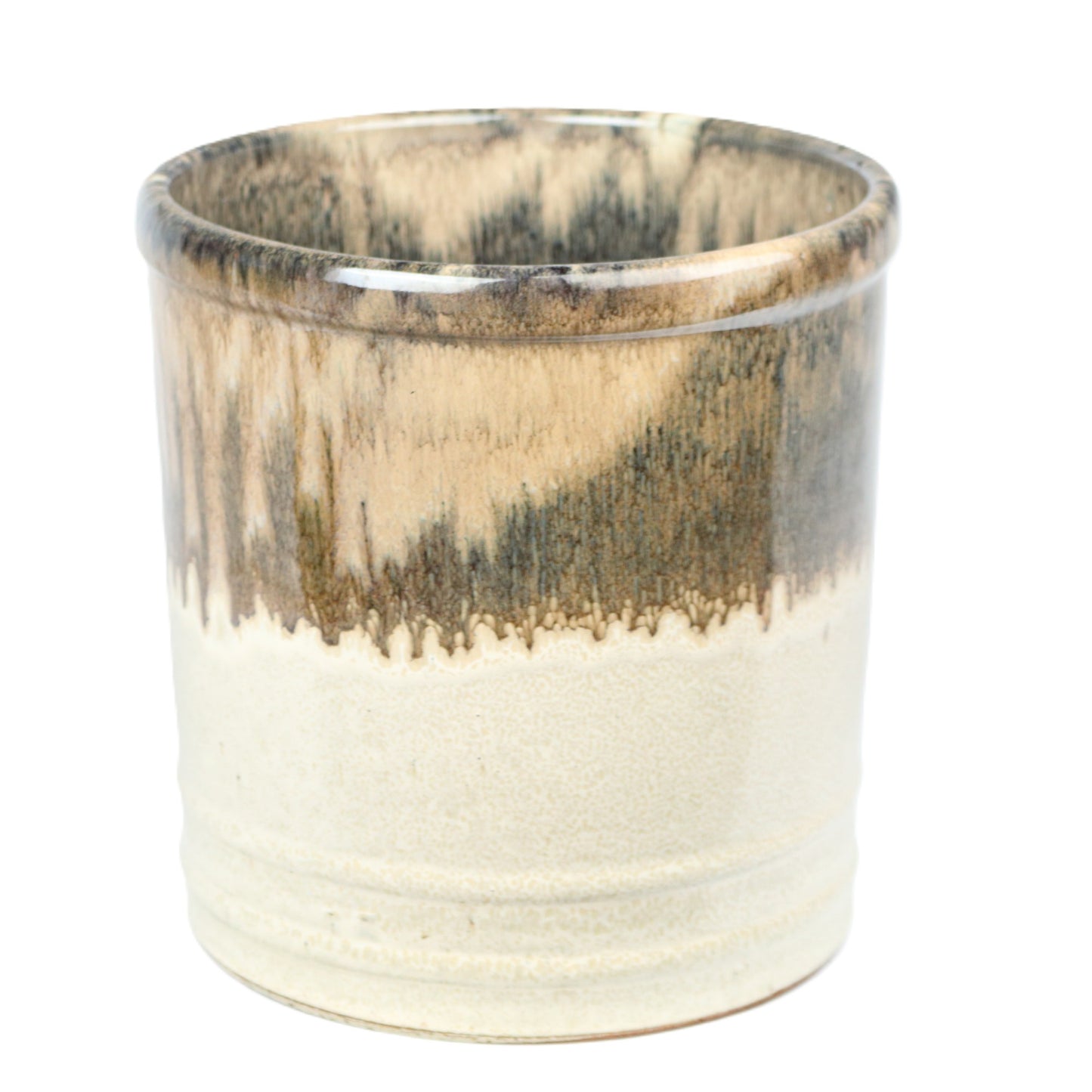 Taupe Green Pot Small