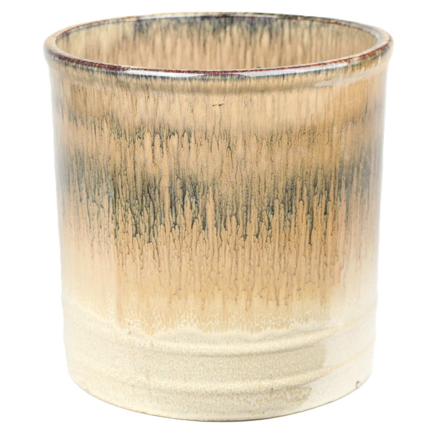 Taupe Green Pot Large