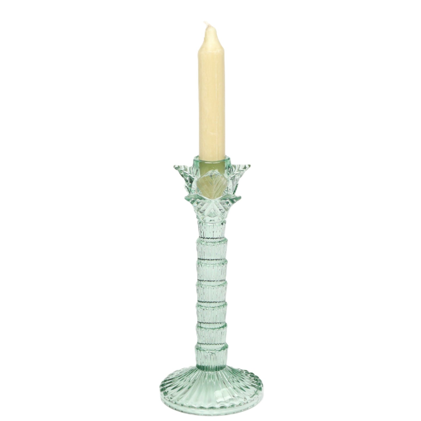 Sage Palm Tree Candlestick