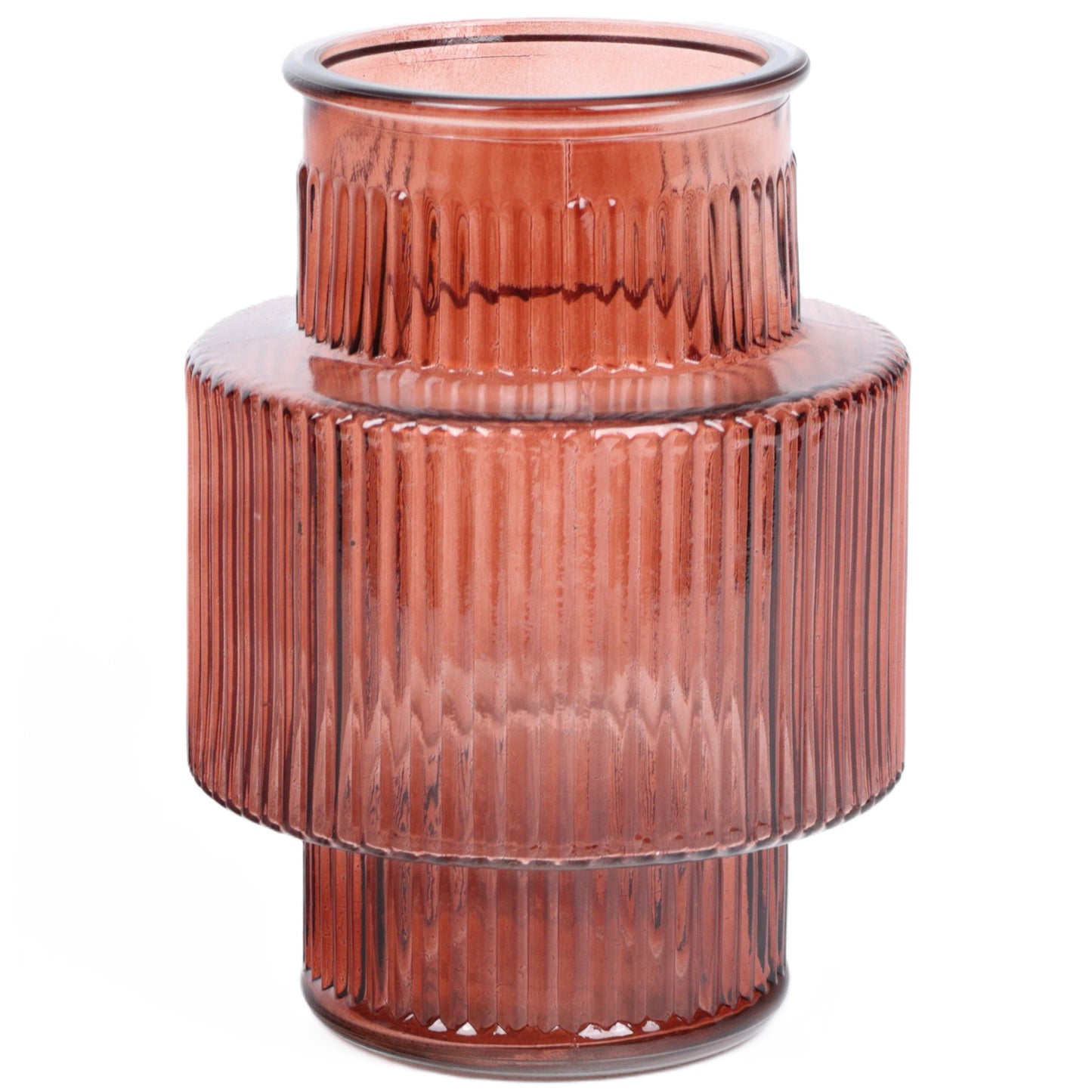 Maroon Plus Vase
