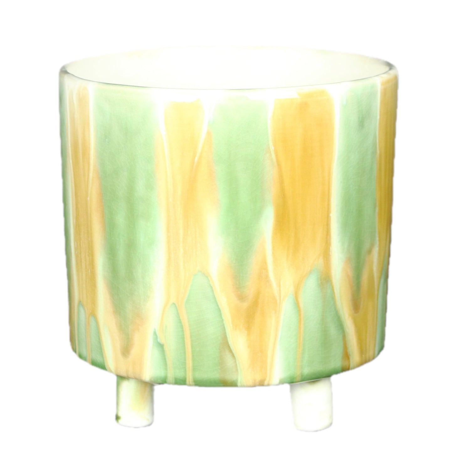 Honey Grass Footed Pot Large