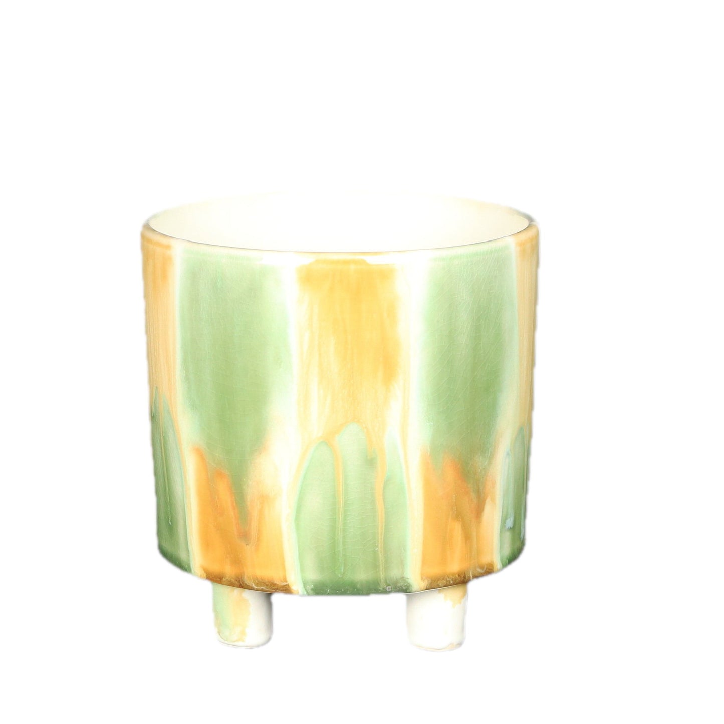 Honey Grass Footed Pot Small