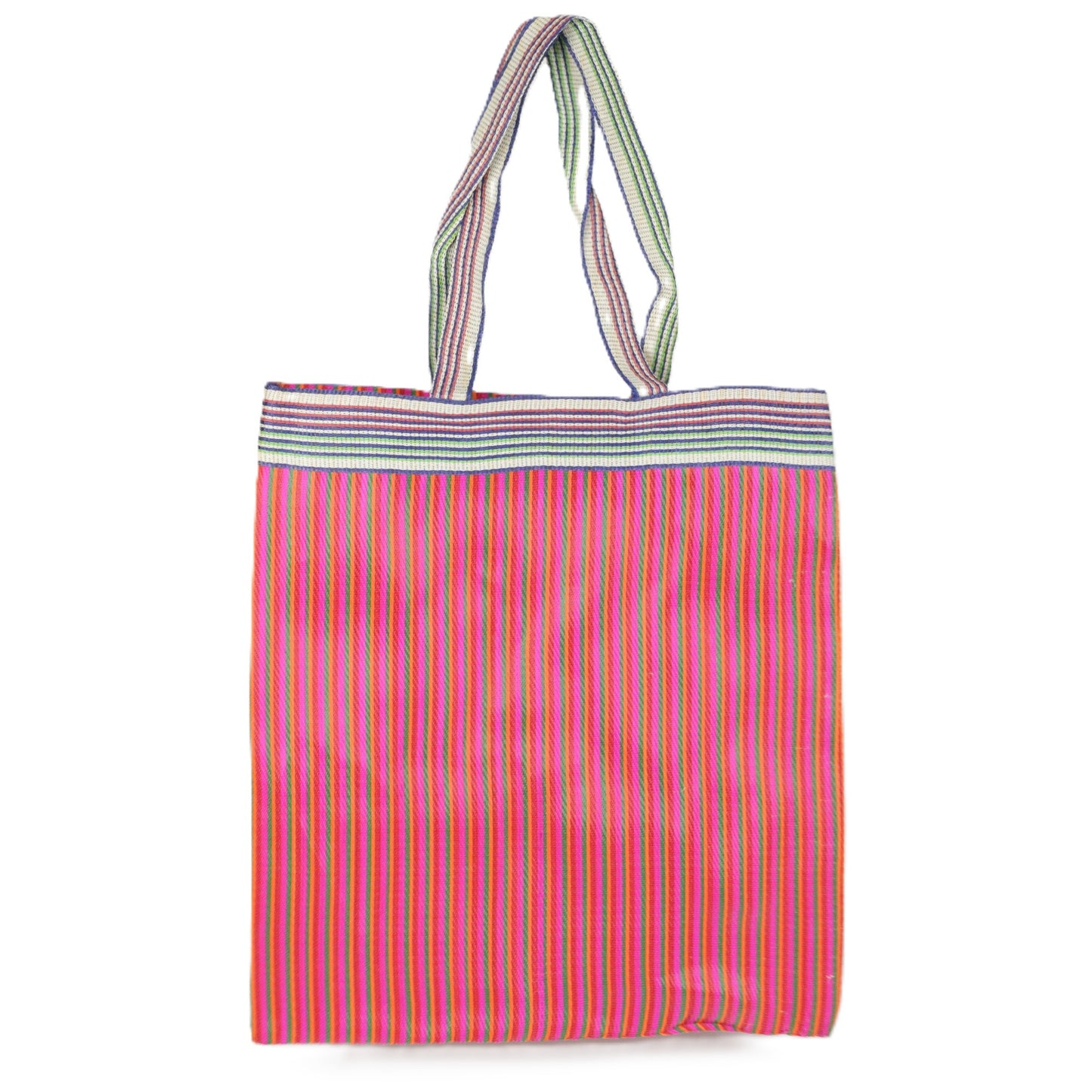Cerise Multistripe Tote