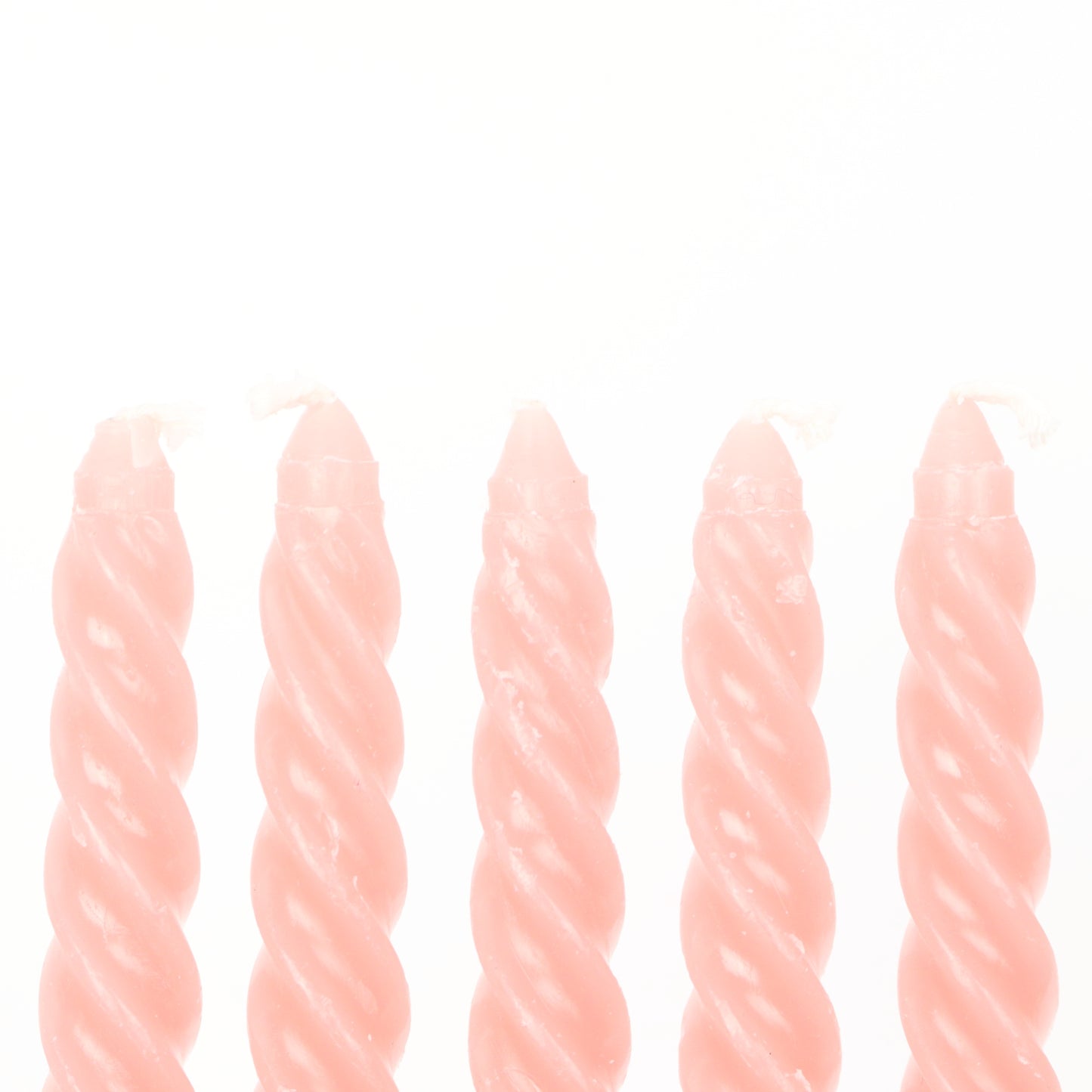 Puce Small Twisted Candle