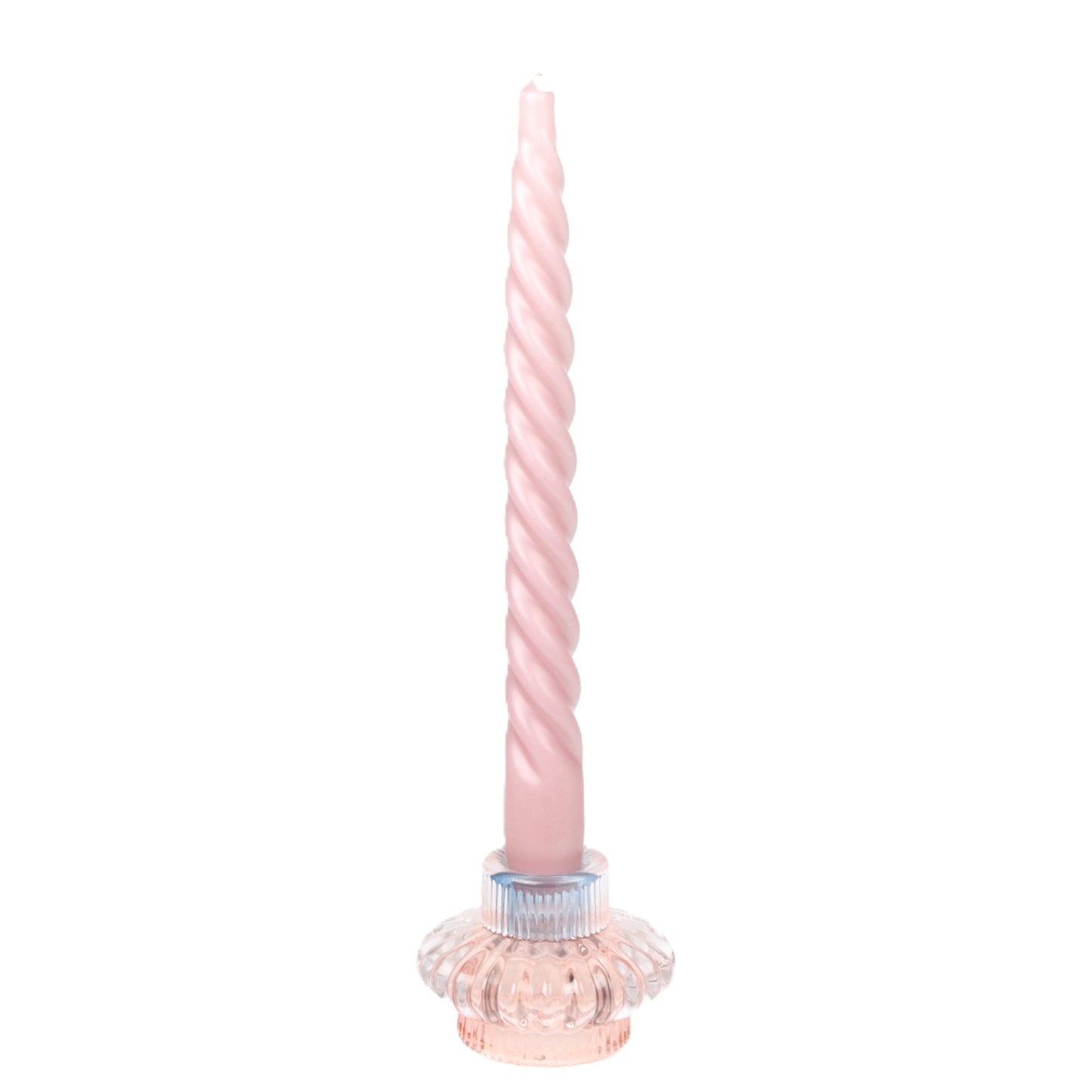 Royal Pink Large Twisted Candle