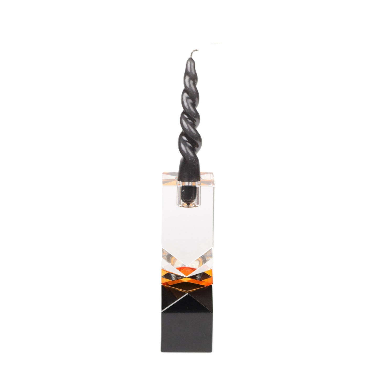 Dark Small Curly Candle