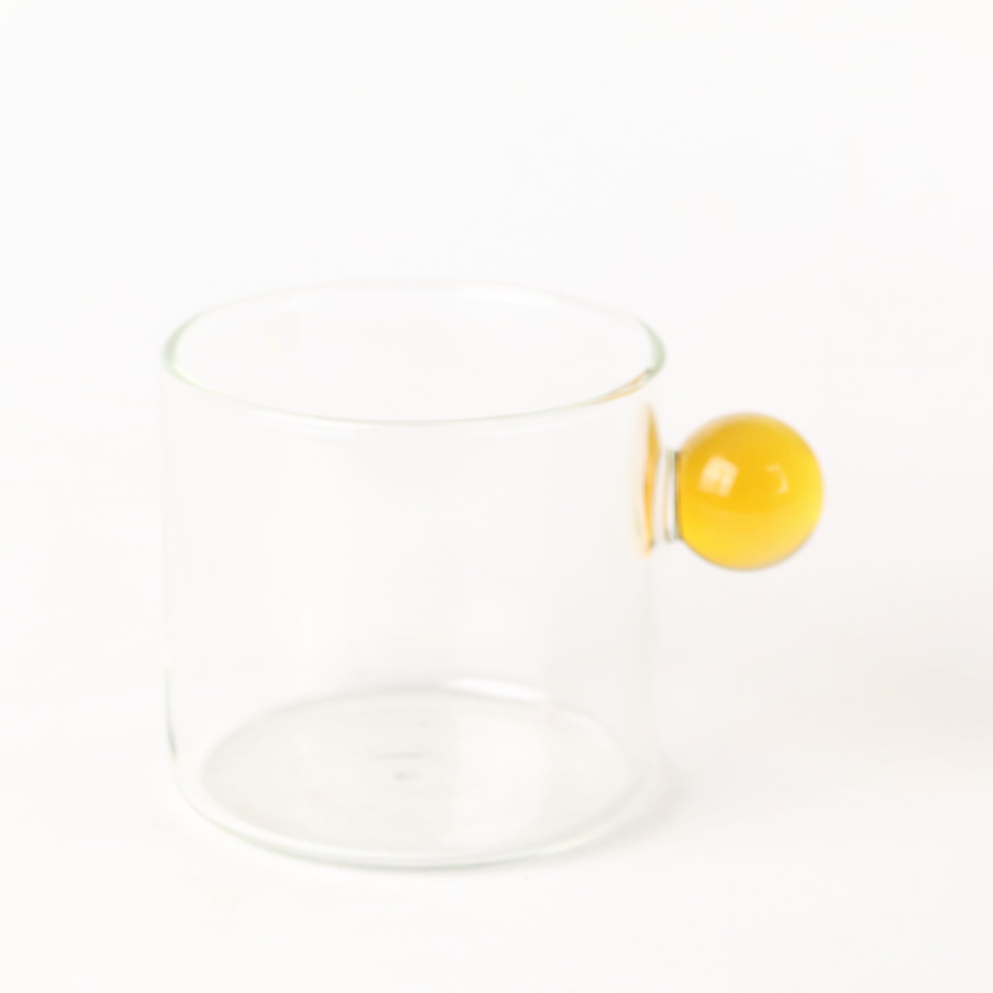 Amber Handle Glass Mug