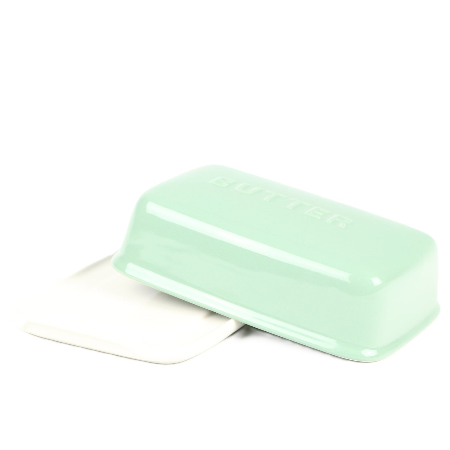 Teal Butter Dish