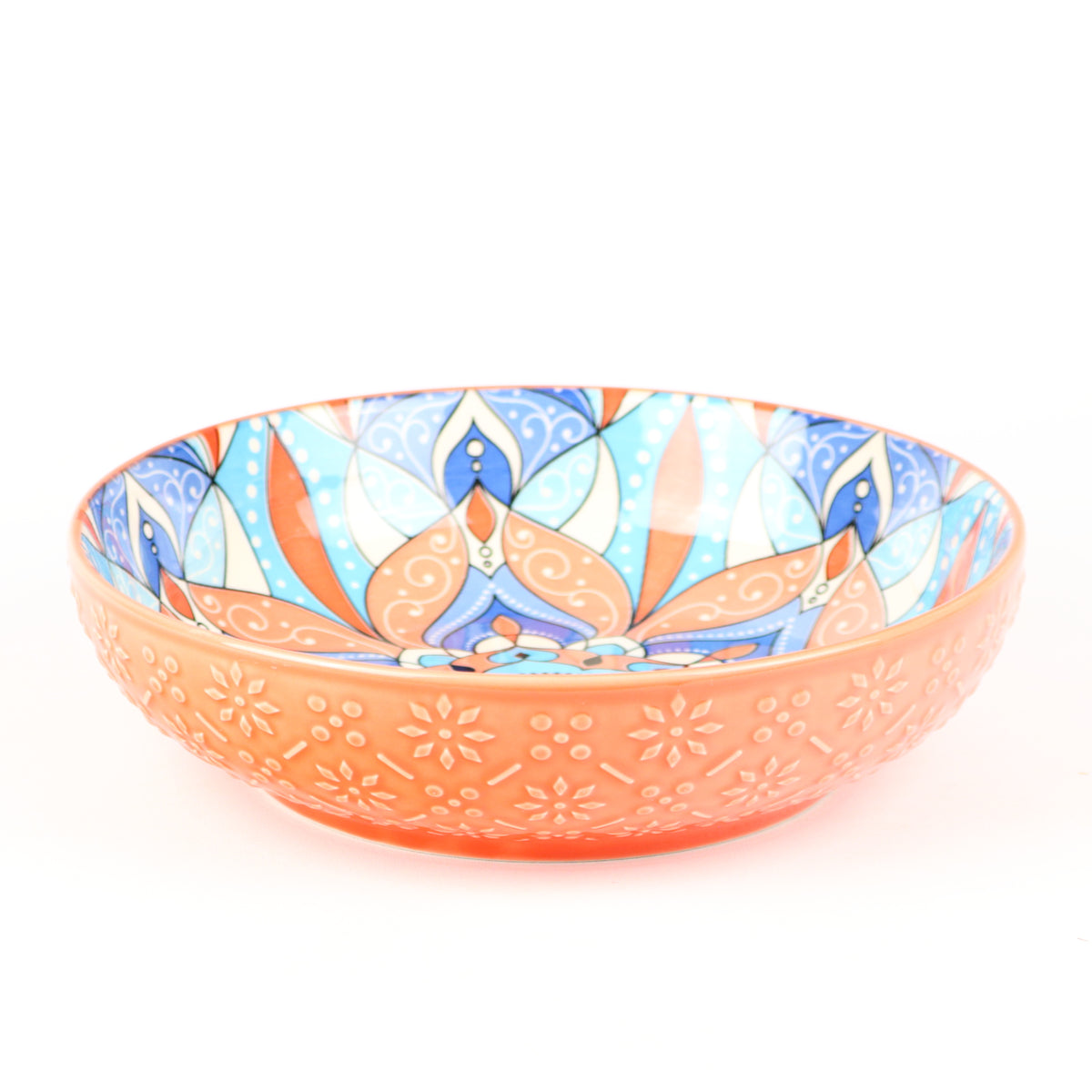 Coral Arabesque Pasta Bowl
