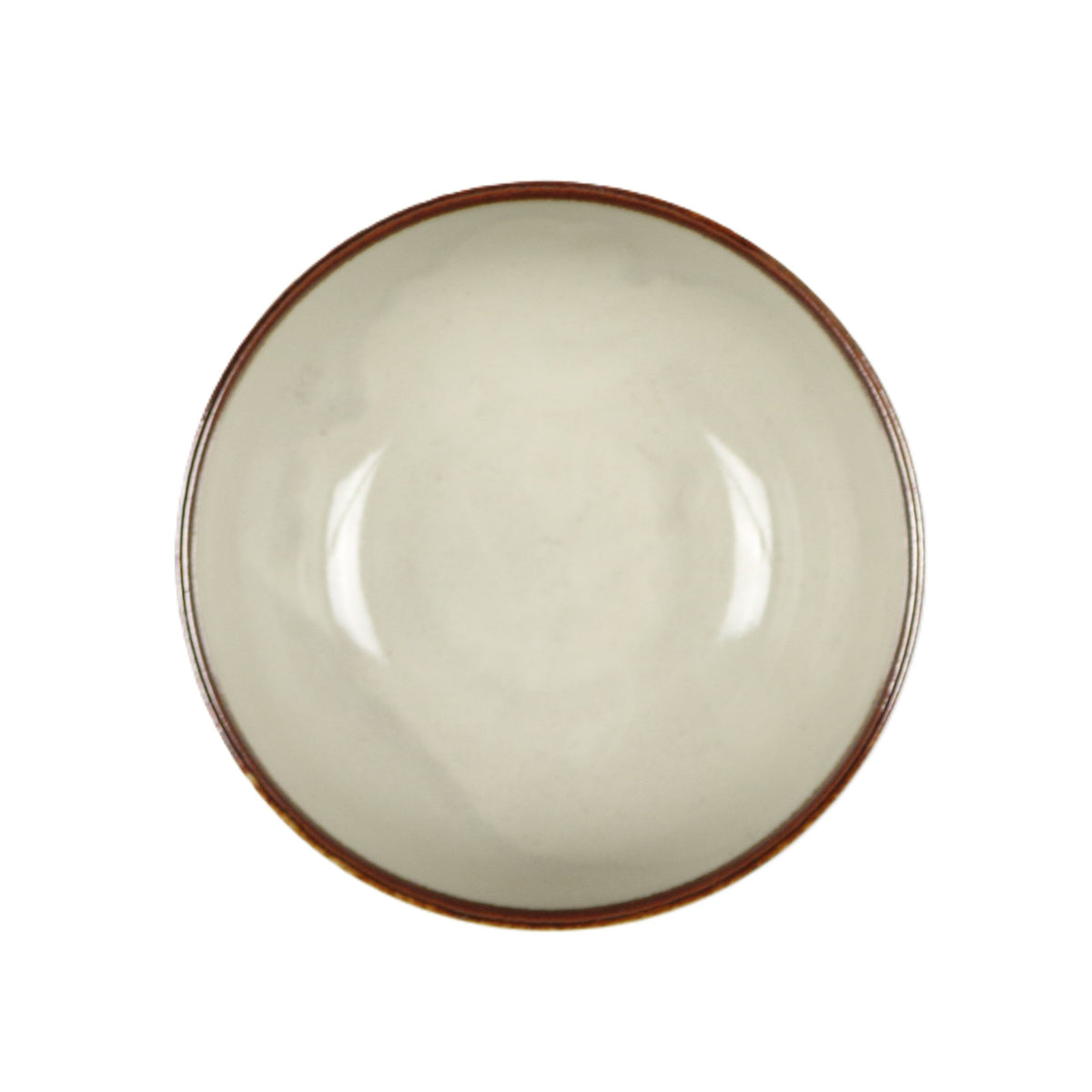 Navy Fronds Bowl