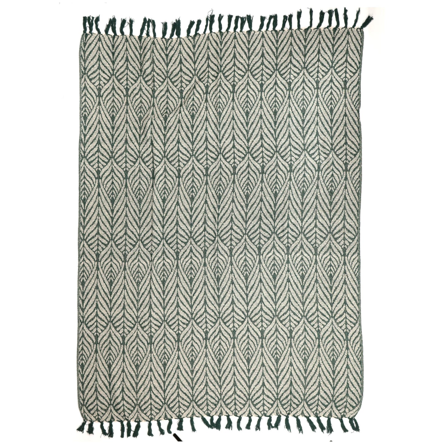 Verdant Leaves Throw