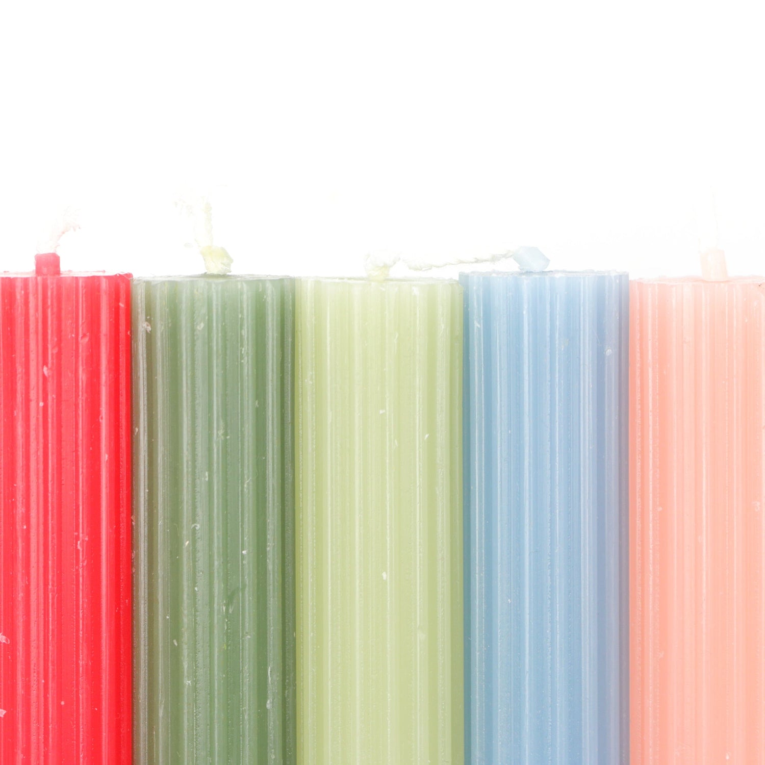 Ribbed candles 5 for £10 - Mix and match