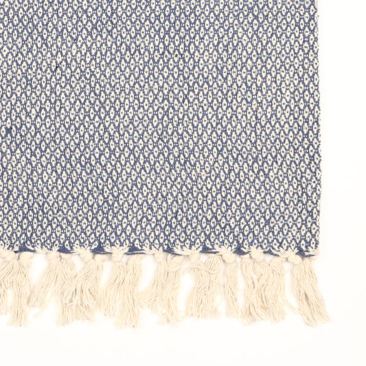 Navy Chain Link Throw