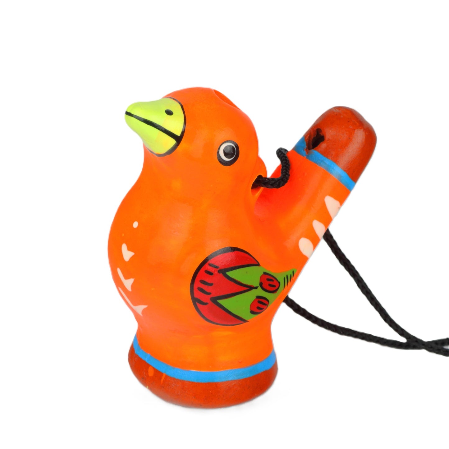 Molten Orange Bird Whistle