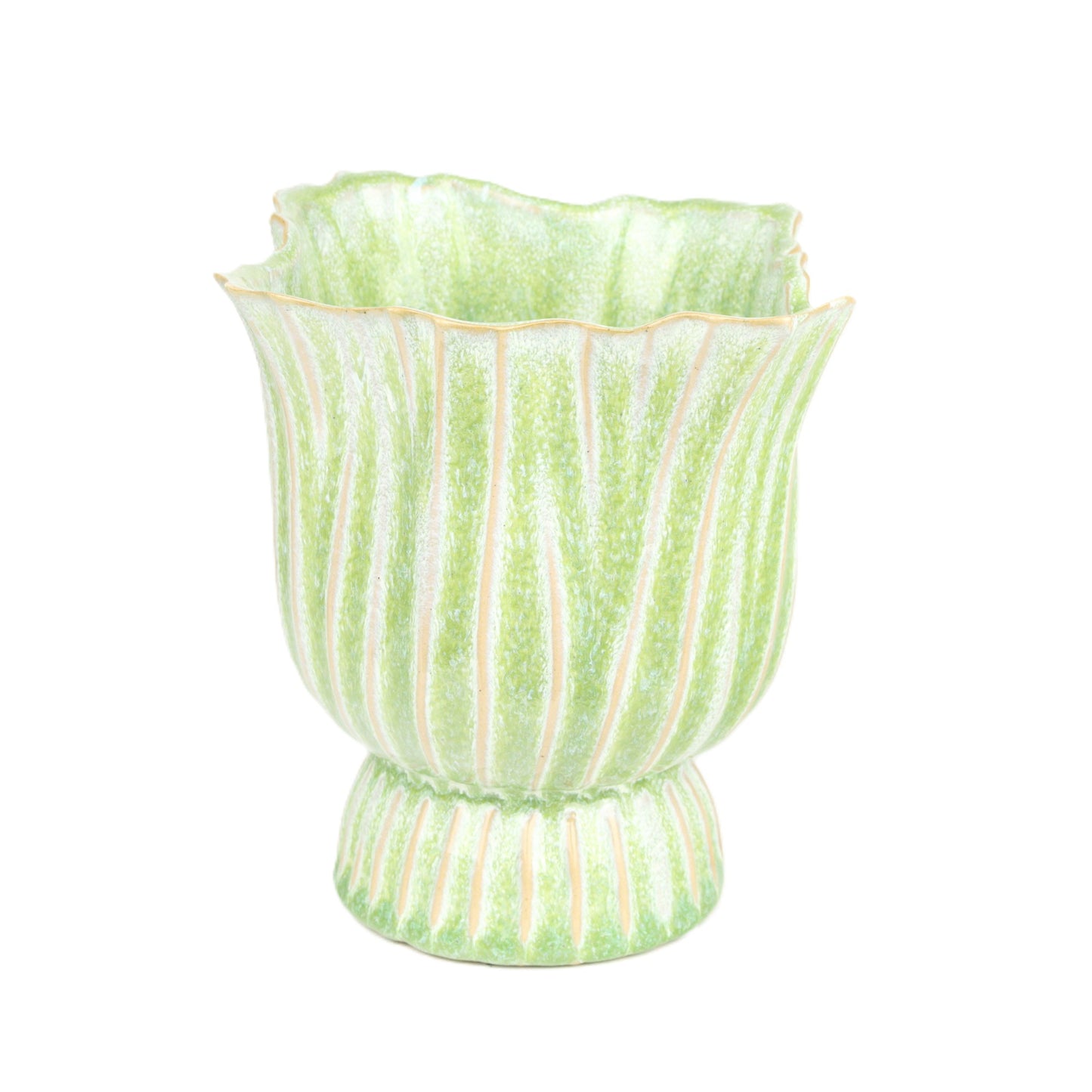 Leafy Chalice Planter