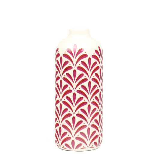 Maroon Fronds Bottle