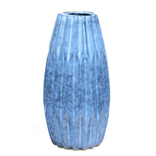 Lapis Pleated Diamond