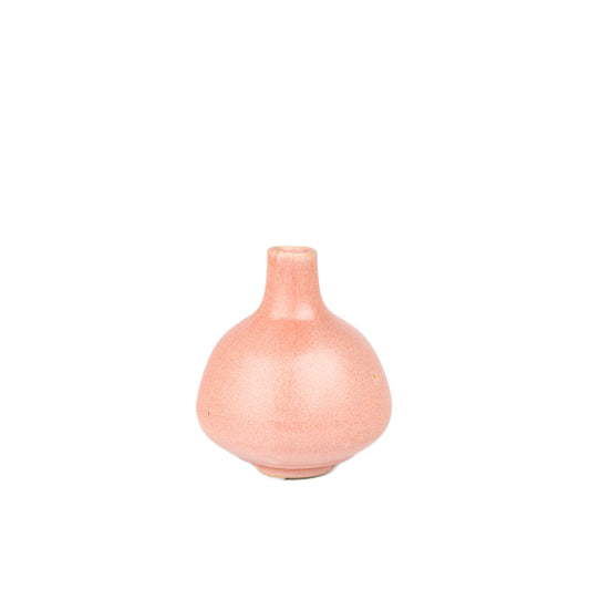 Peach Teardrop Vase