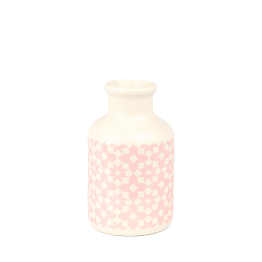 Pastel Pink Patterned Bottle