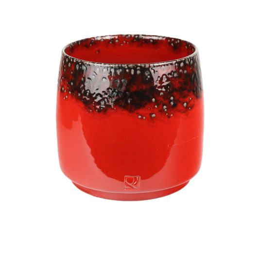 Scarlet Fringe Pot Large