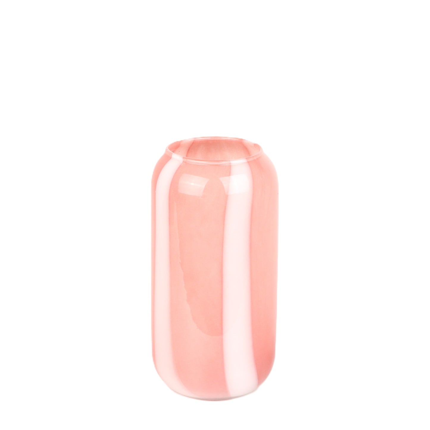 Pink Streaky Apothecary Jar Large