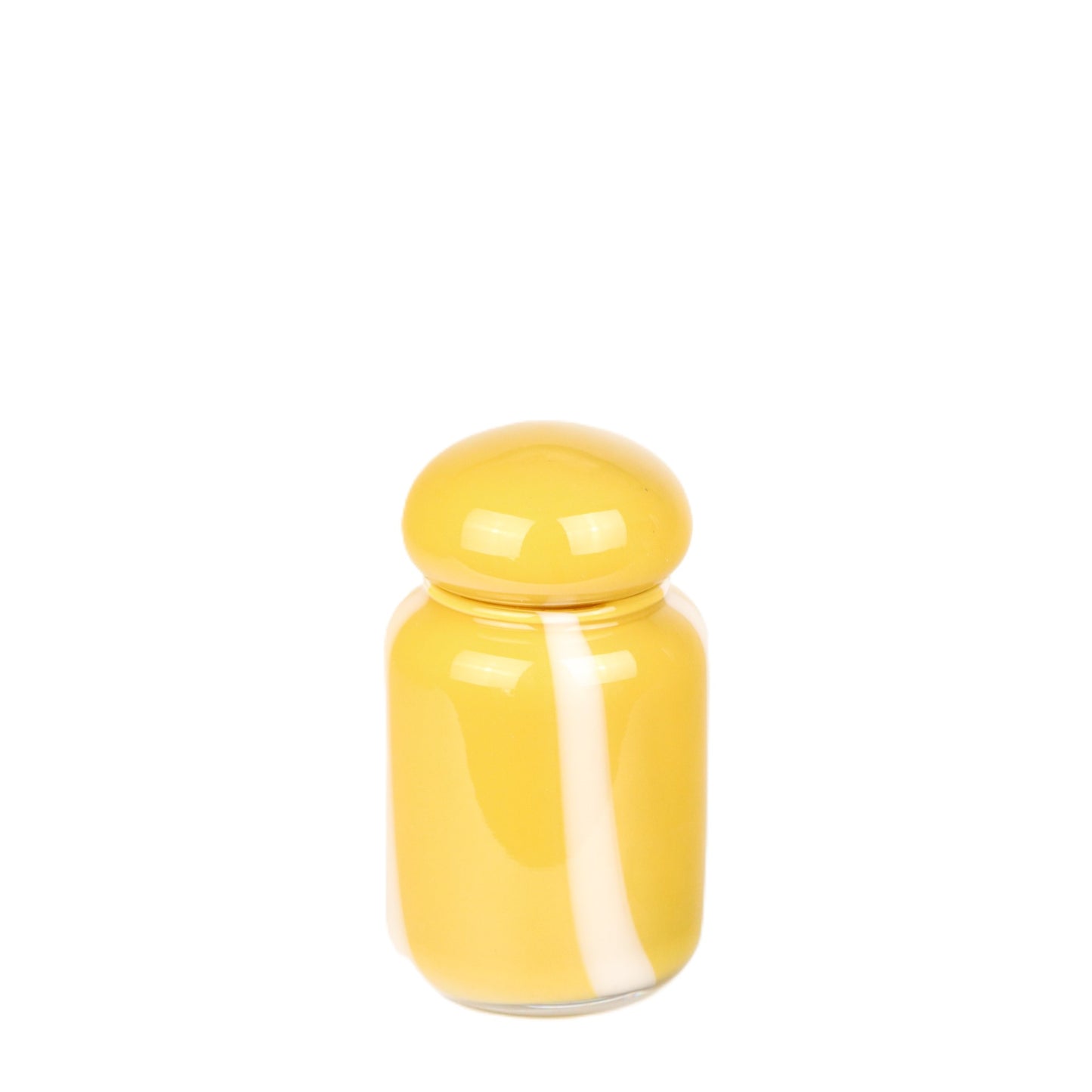 Honey Streaky Apothecary Jar Small